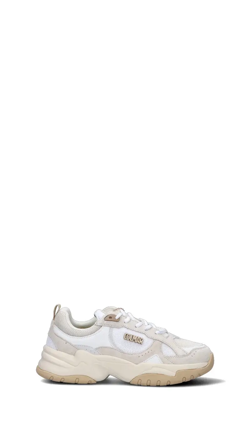Sneaker donna bianca/beige in suede Vario