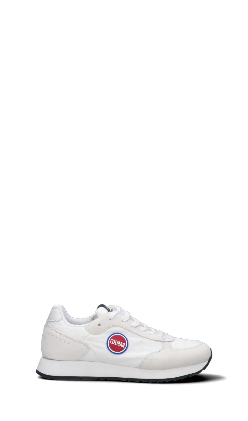 Sneaker uomo bianca in suede Vario