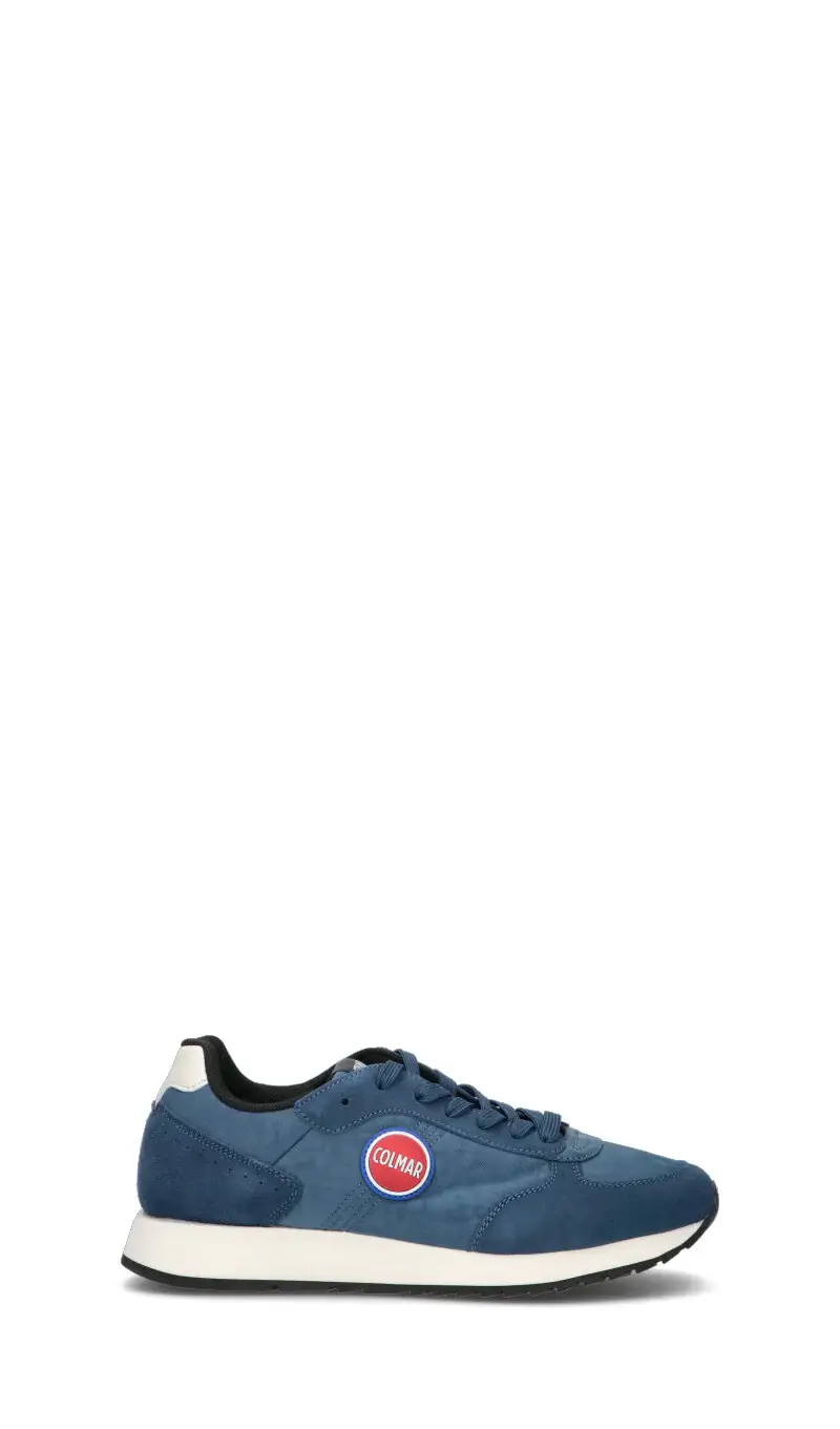 Sneaker uomo blu in suede Vario