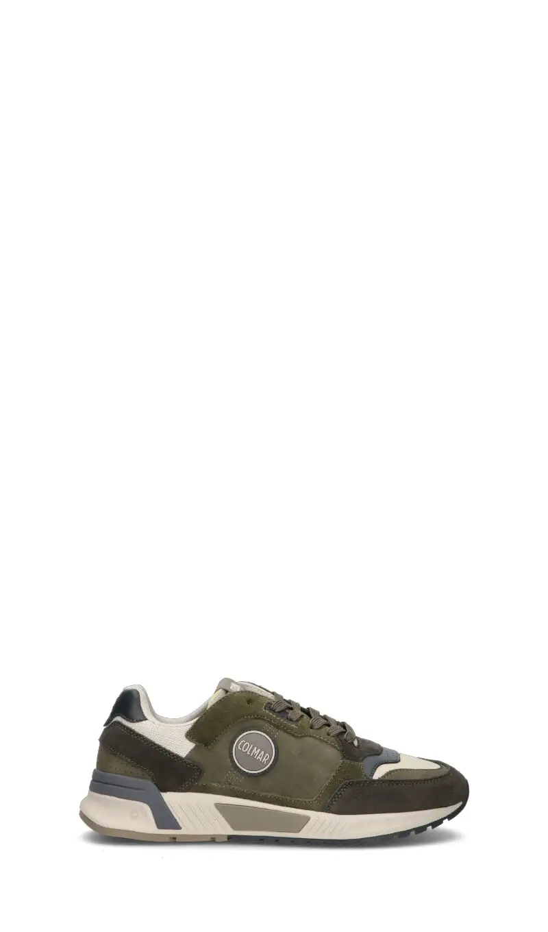 Sneaker uomo militare in suede Vario
