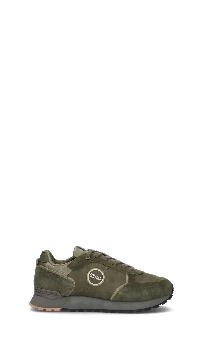 Sneaker uomo militare in suede Vario