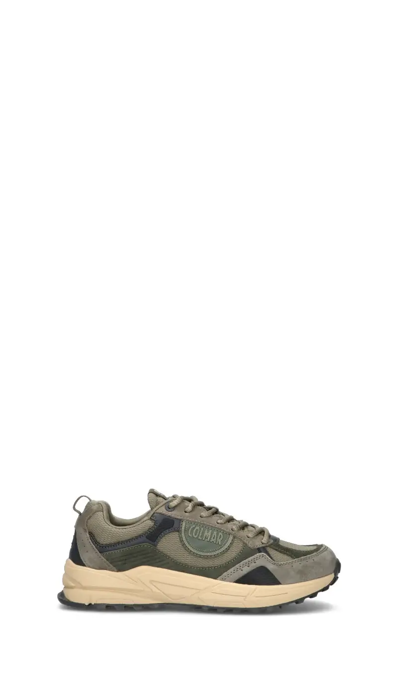 Sneaker uomo militare in suede Vario