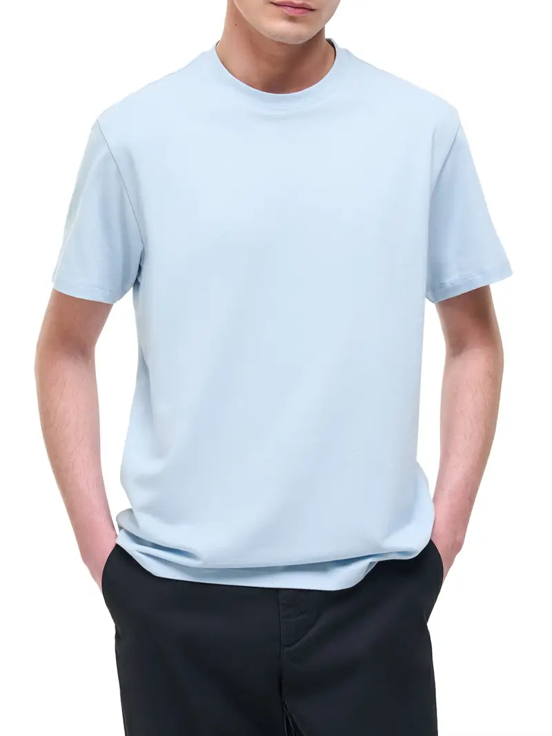 t-shirt colmar da uomo - celeste