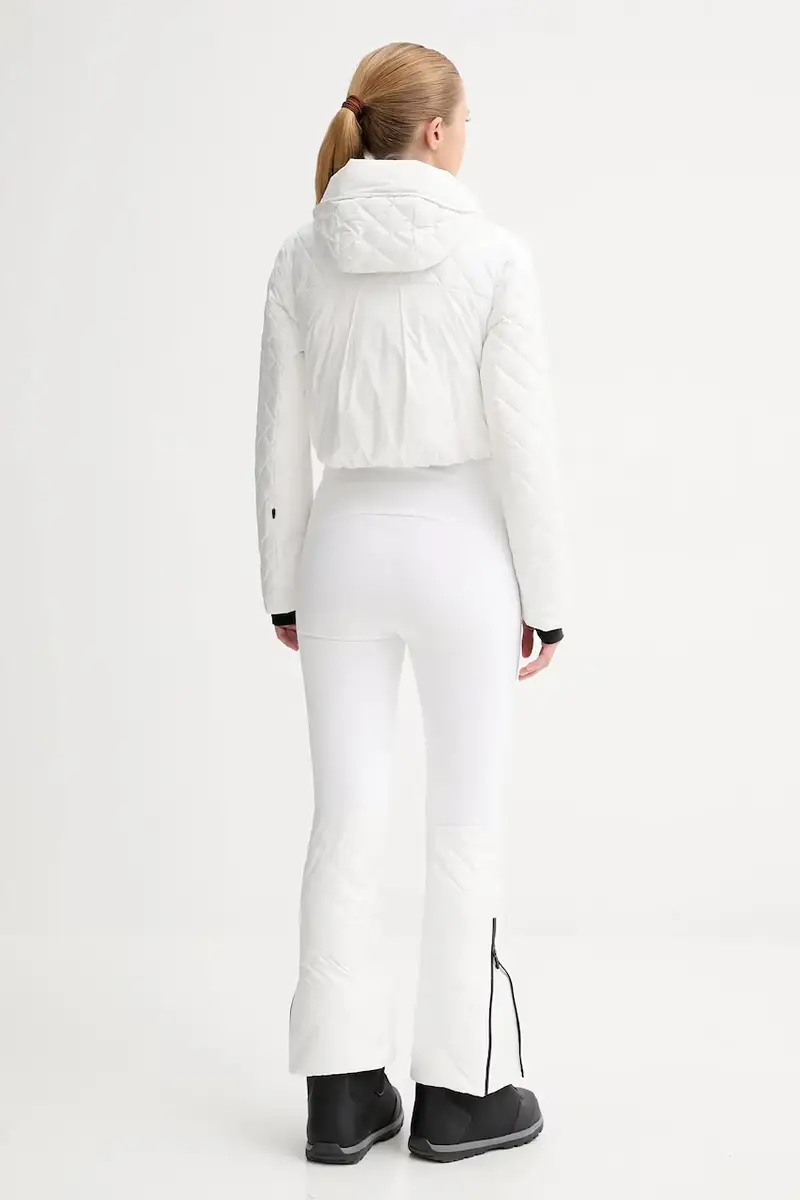 tuta da sci in piuma Bianco miniatura 3