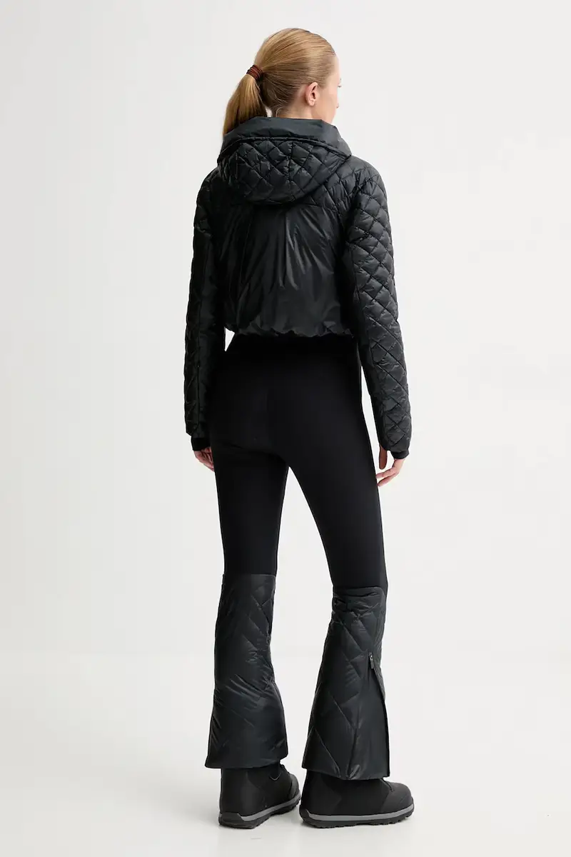 tuta da sci in piuma Nero miniatura 3