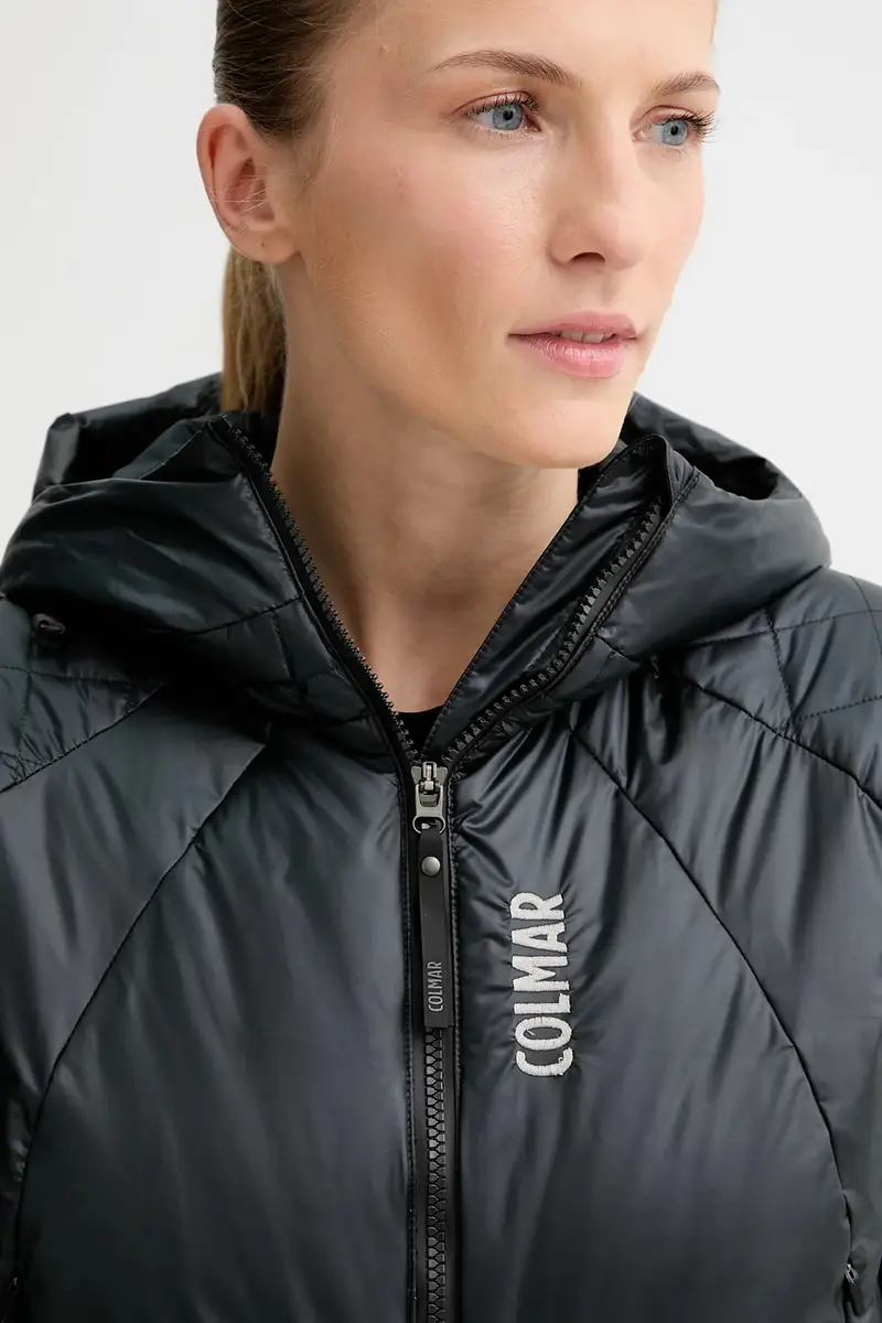 tuta da sci in piuma Nero miniatura 4