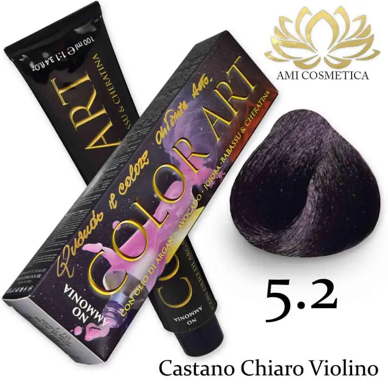 senza ammoniaca 100 ml 5.2 castano chiaro violino