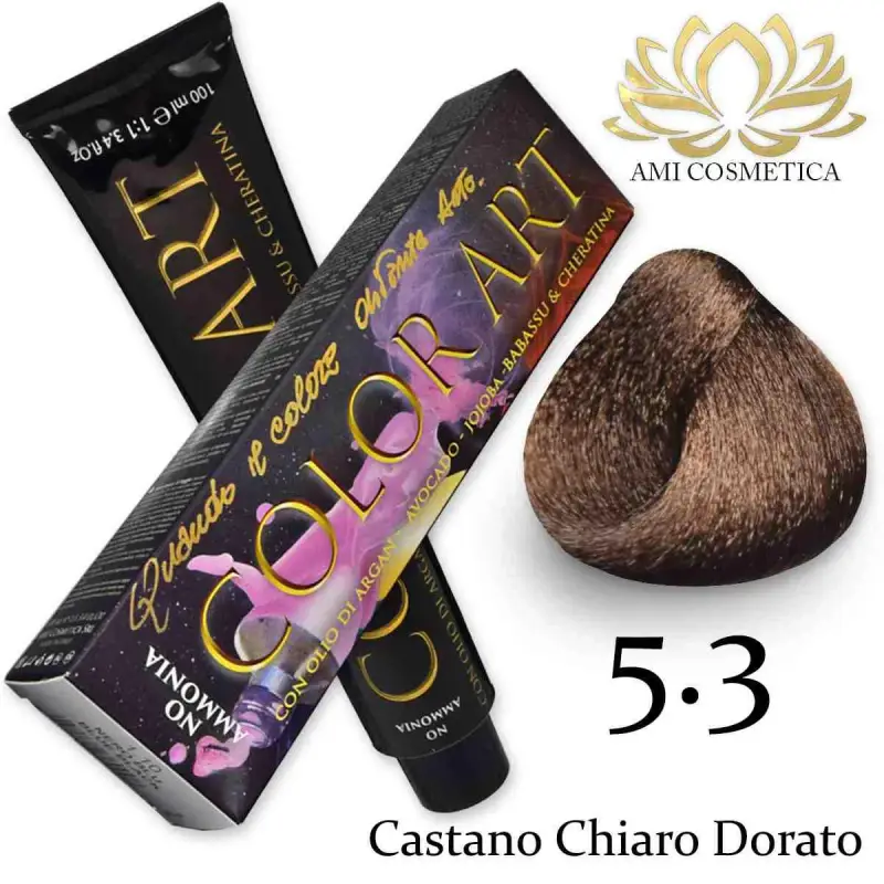 senza ammoniaca 100 ml 5.3 castano chiaro dorato