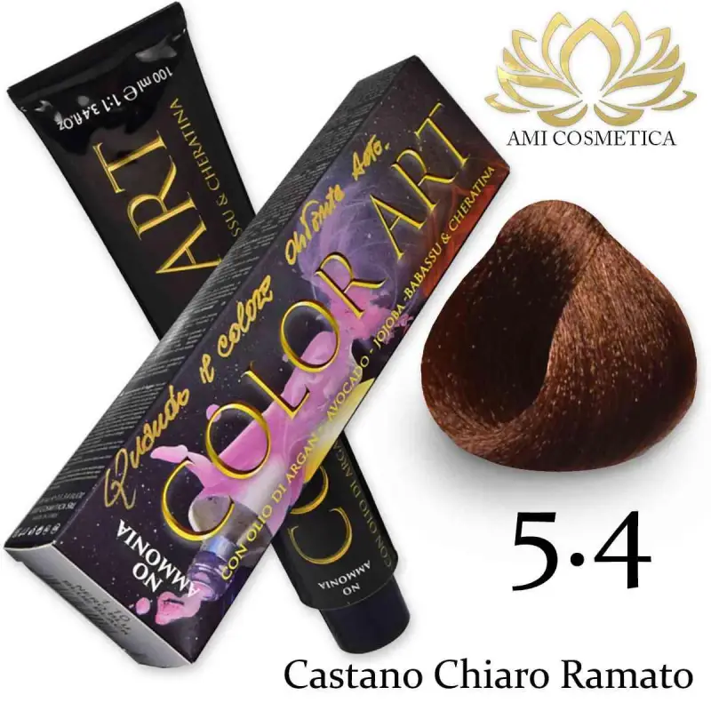 senza ammoniaca 100 ml 5.4 castano chiaro ramato