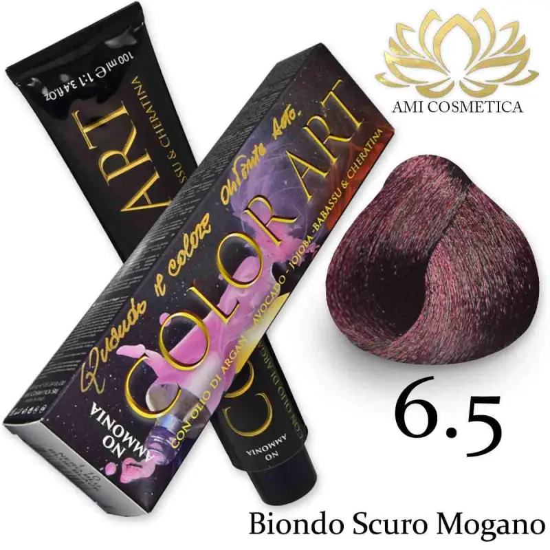 senza ammoniaca 100 ml 6.5 biondo scuro mogano
