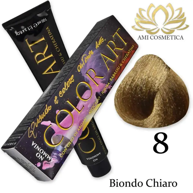 senza ammoniaca 100 ml 8 biondo chiaro