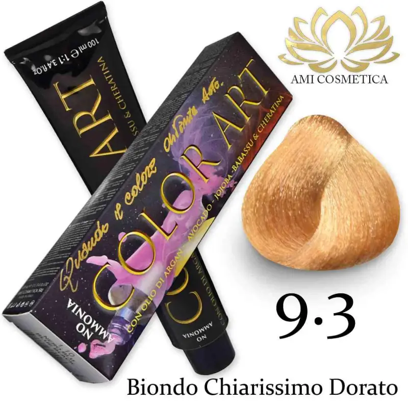 senza ammoniaca 100 ml 9.3 biondo chiarissimo dorato