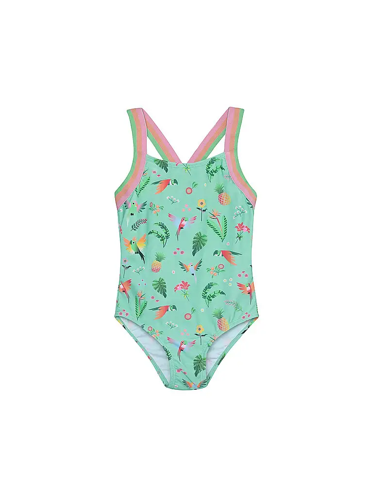 Costume da bagno bambina menta | 98