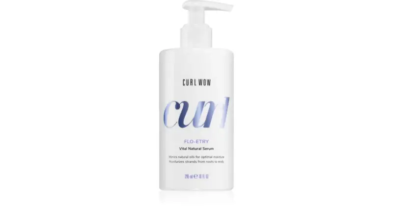 Olio di siero per capelli e capelli vlasy Curl Wow Flo-Entry (Siero Vitale Naturale) 295 ml