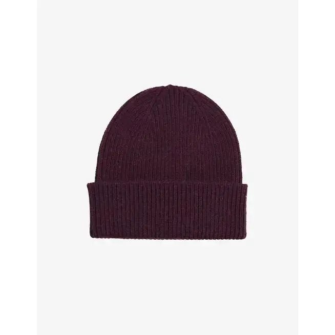 Cappello Colorful Standard merino wool Oxblood Red