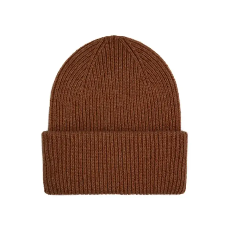 Cappello di lana Colorful Standard Merino coffee brown