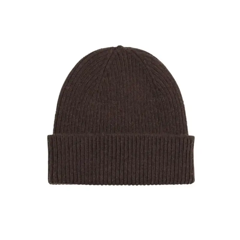 Cappello di lana Colorful Standard Merino coffee brown