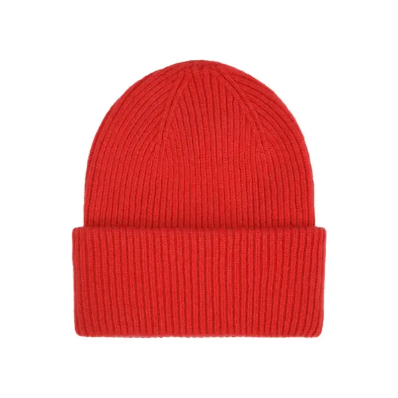 Cappello di lana Colorful Standard Merino scarlet red