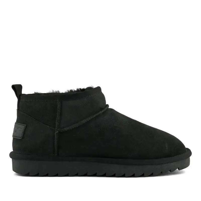 Short Sheepskin Boot Nero
