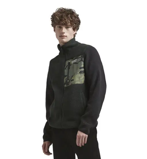 Retro - felpa con zip - unisex Green