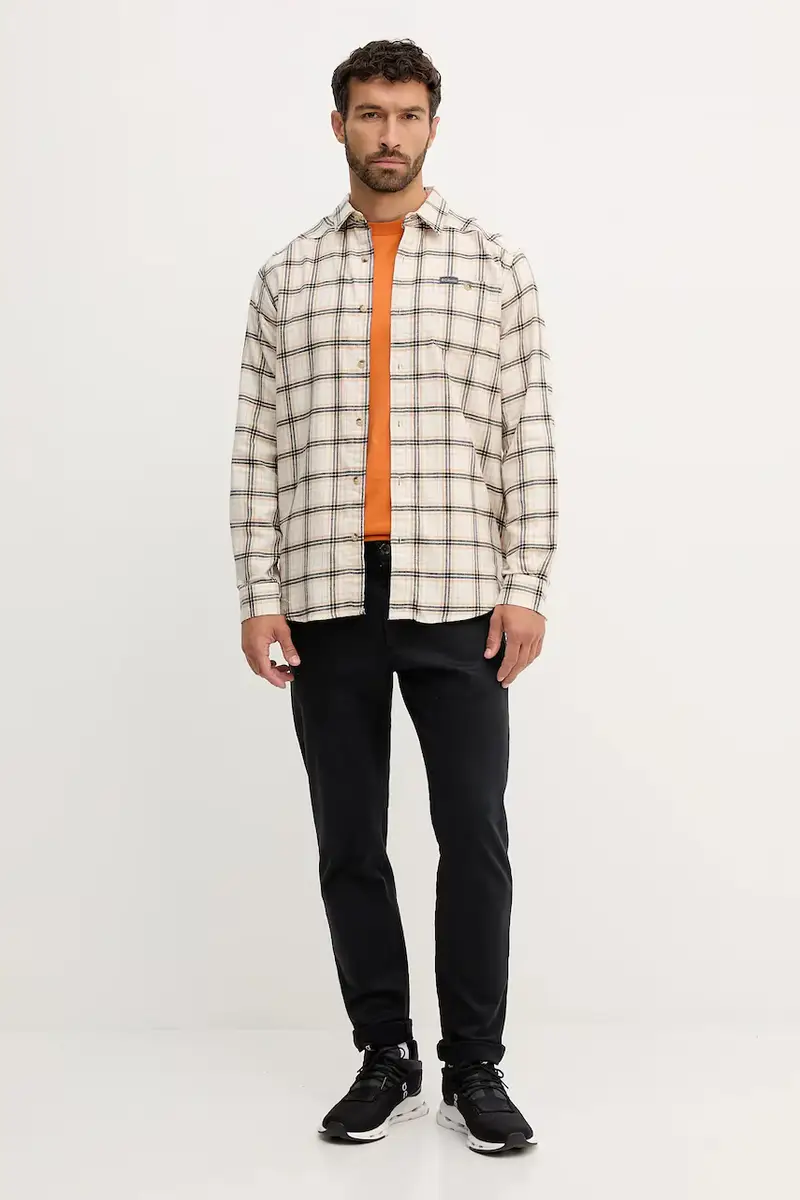 camicia Cornell Woods uomo colore blu 1617951 Beige miniatura 2