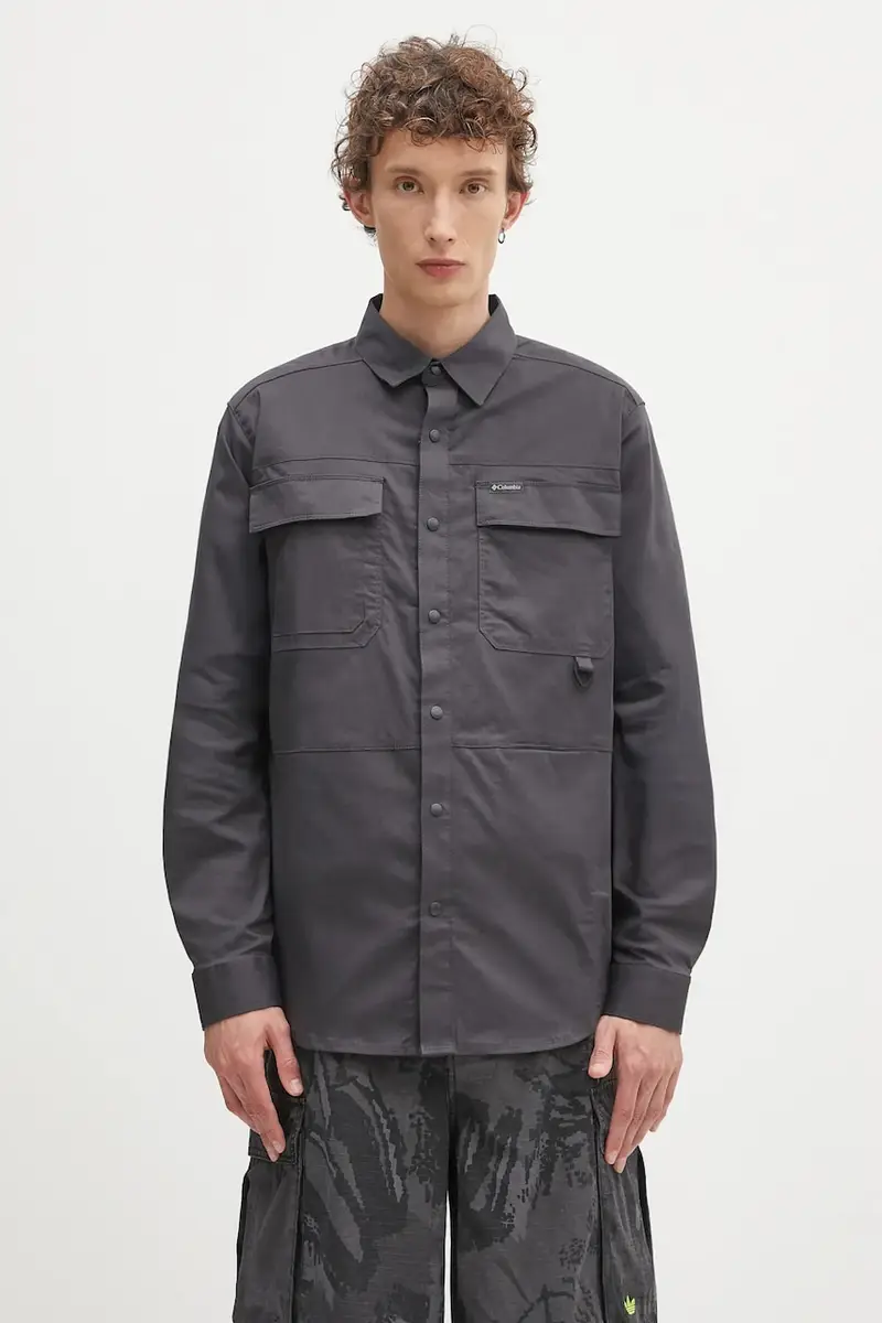 camicia Landroamer Twill uomo colore grigio 2120581