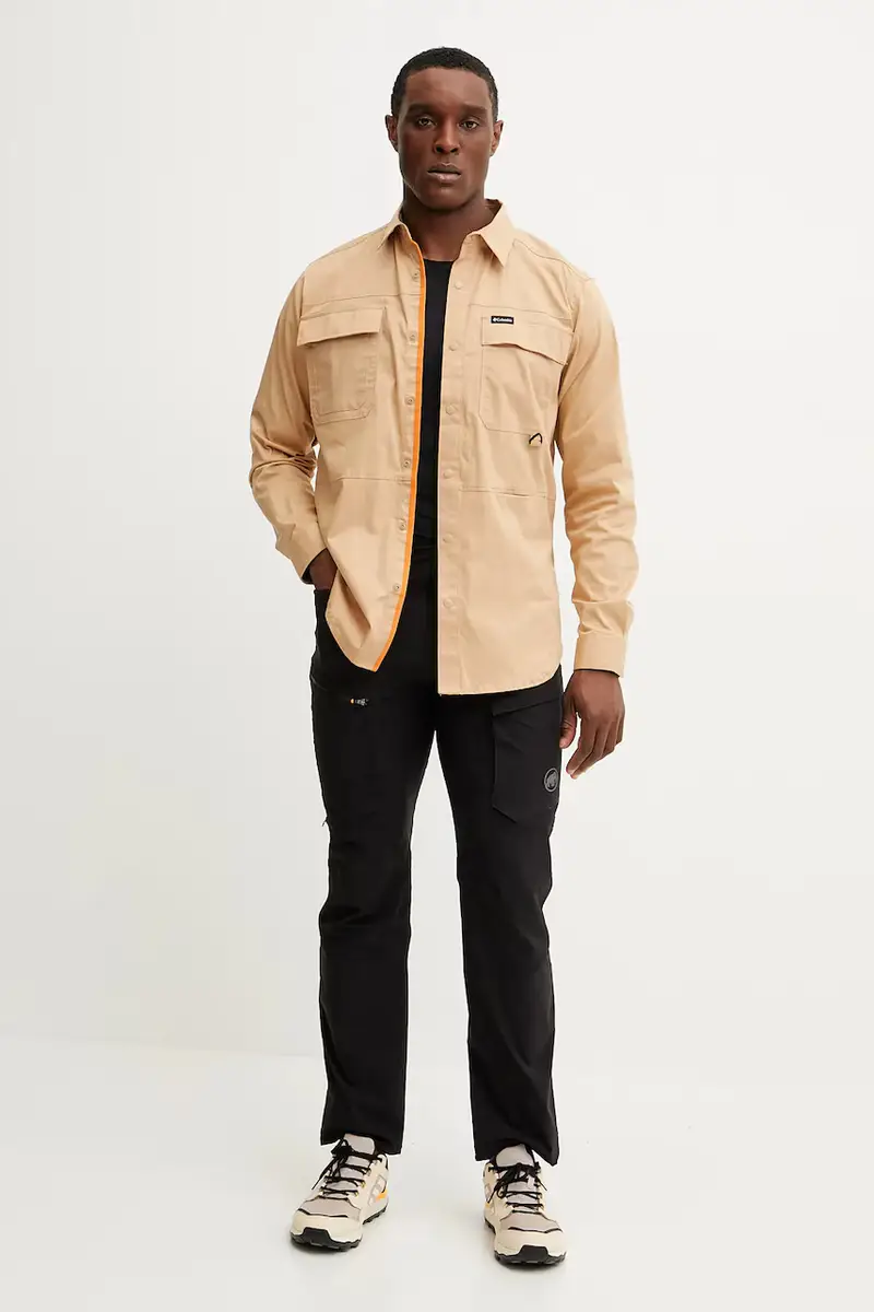 camicia Landroamer Twill uomo colore marrone 2120581 miniatura 2