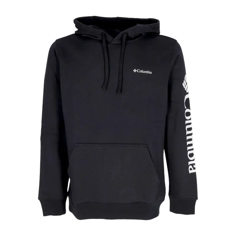 Felpa Cappuccio Uomo Trek Hoodie Black