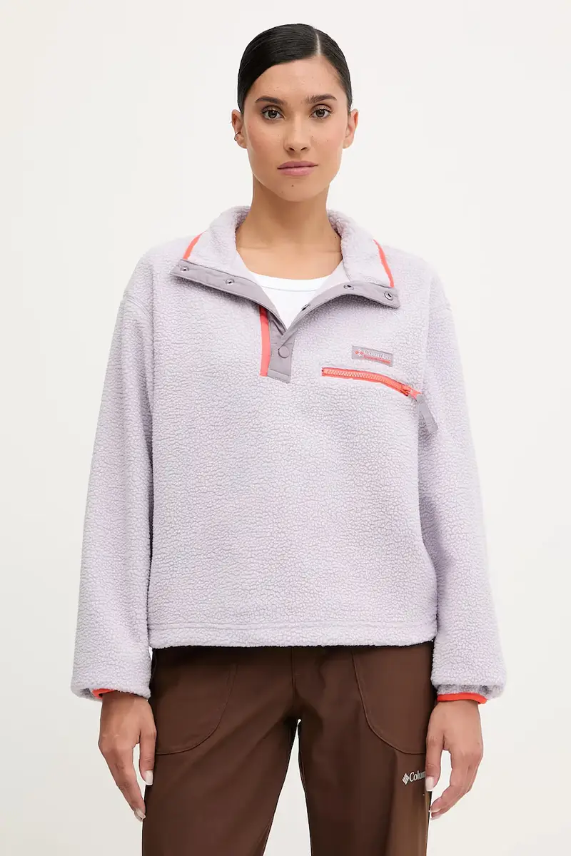 felpa da sport Helvetia colore grigio 2092231 Violetto