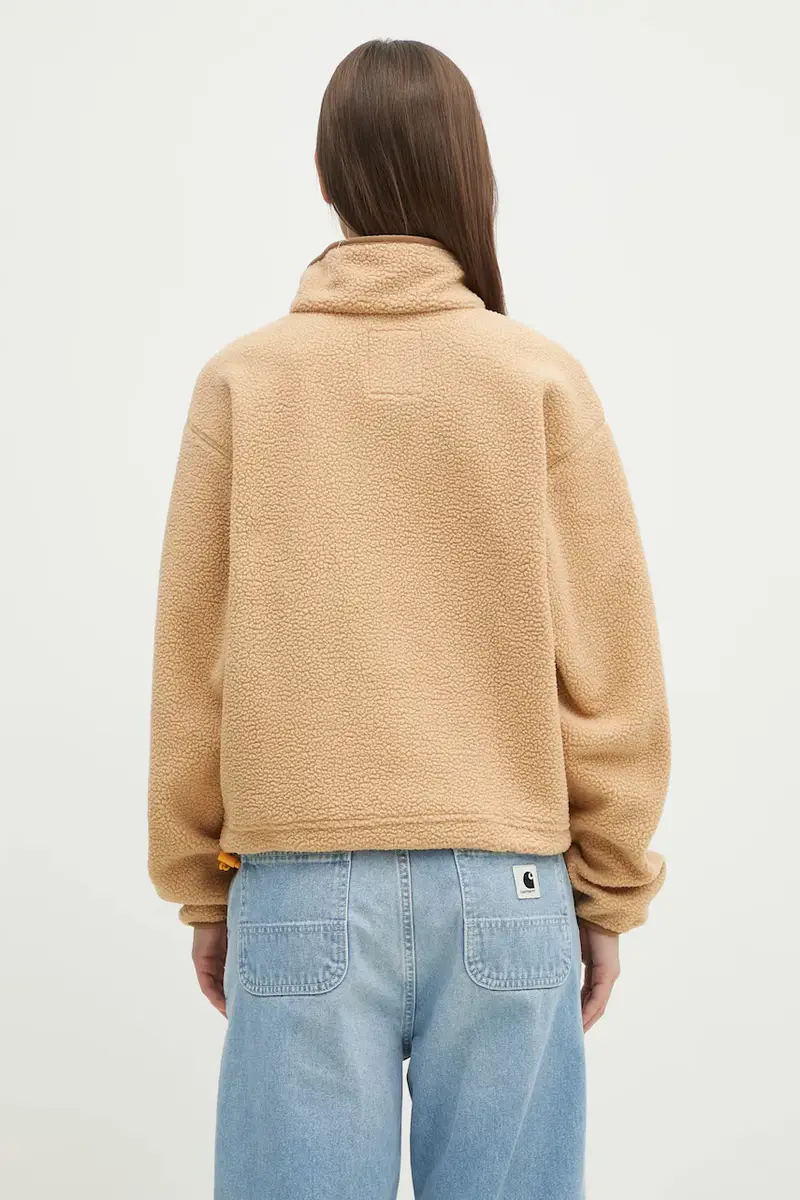 felpa da sport Helvetia colore grigio con applicazione 2092231 Beige miniatura 3