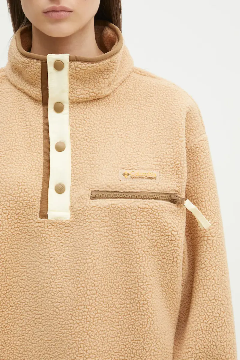 felpa da sport Helvetia colore grigio con applicazione 2092231 Beige miniatura 4