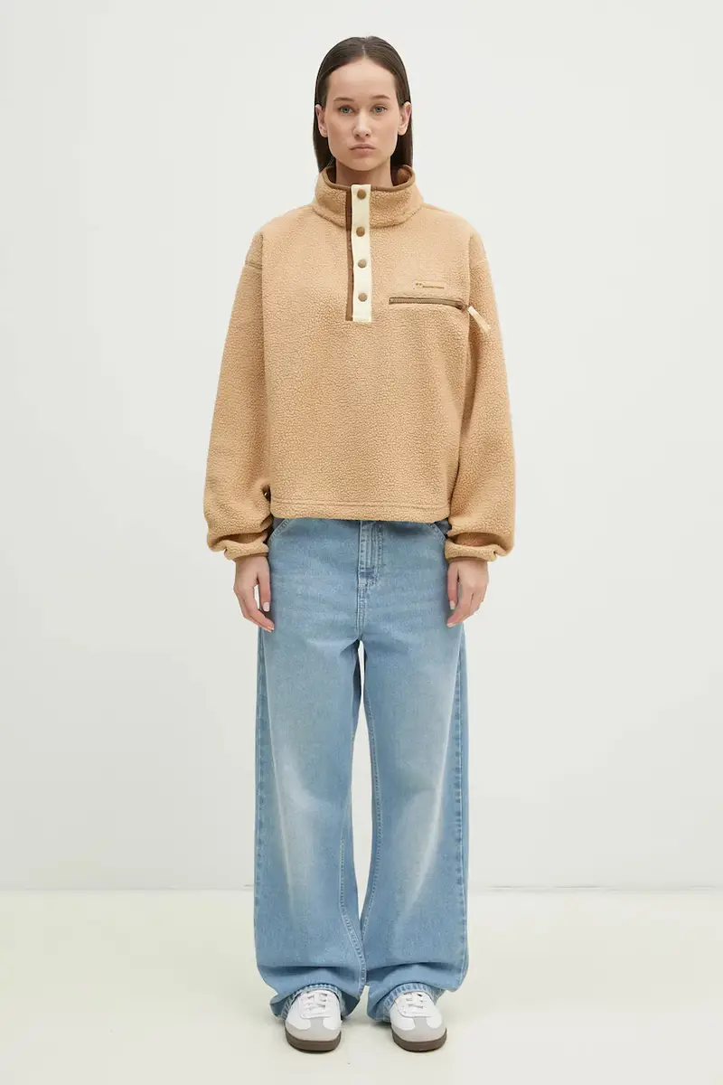 felpa da sport Helvetia colore grigio con applicazione 2092231 Beige miniatura 5