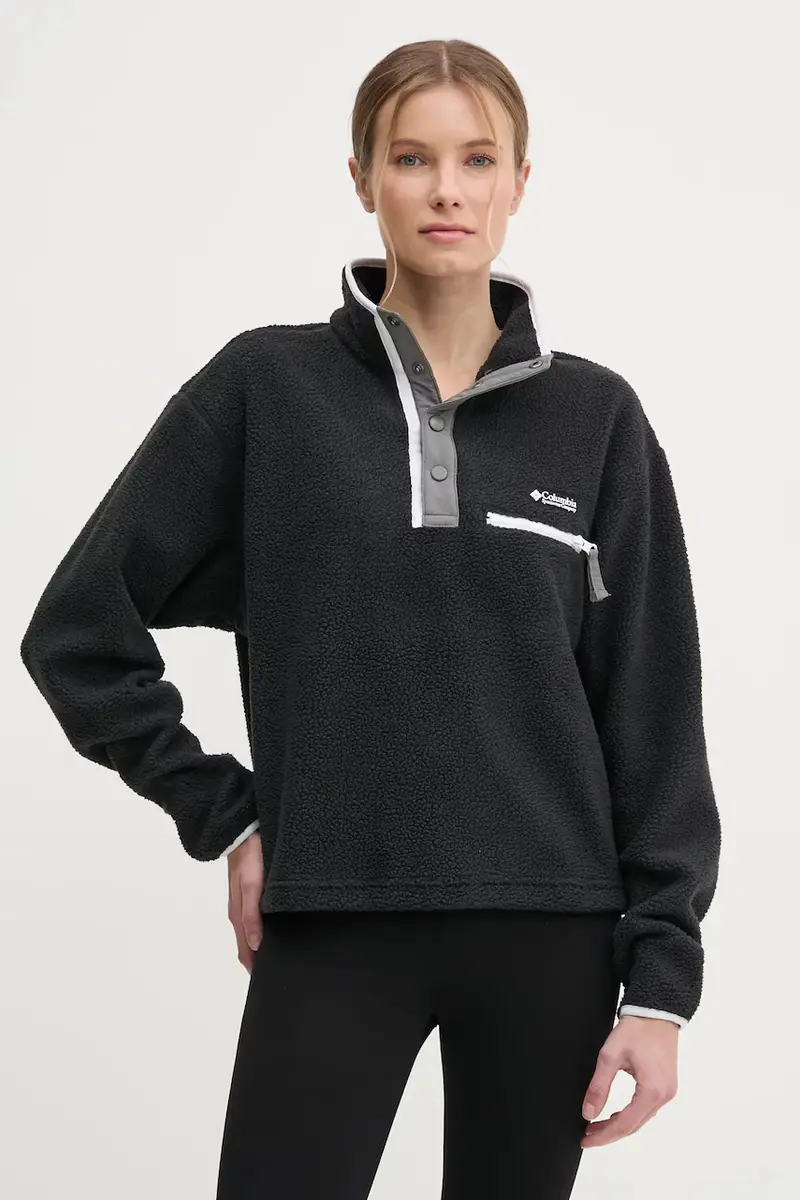 felpa da sport Helvetia colore grigio con applicazione 2092231 Nero