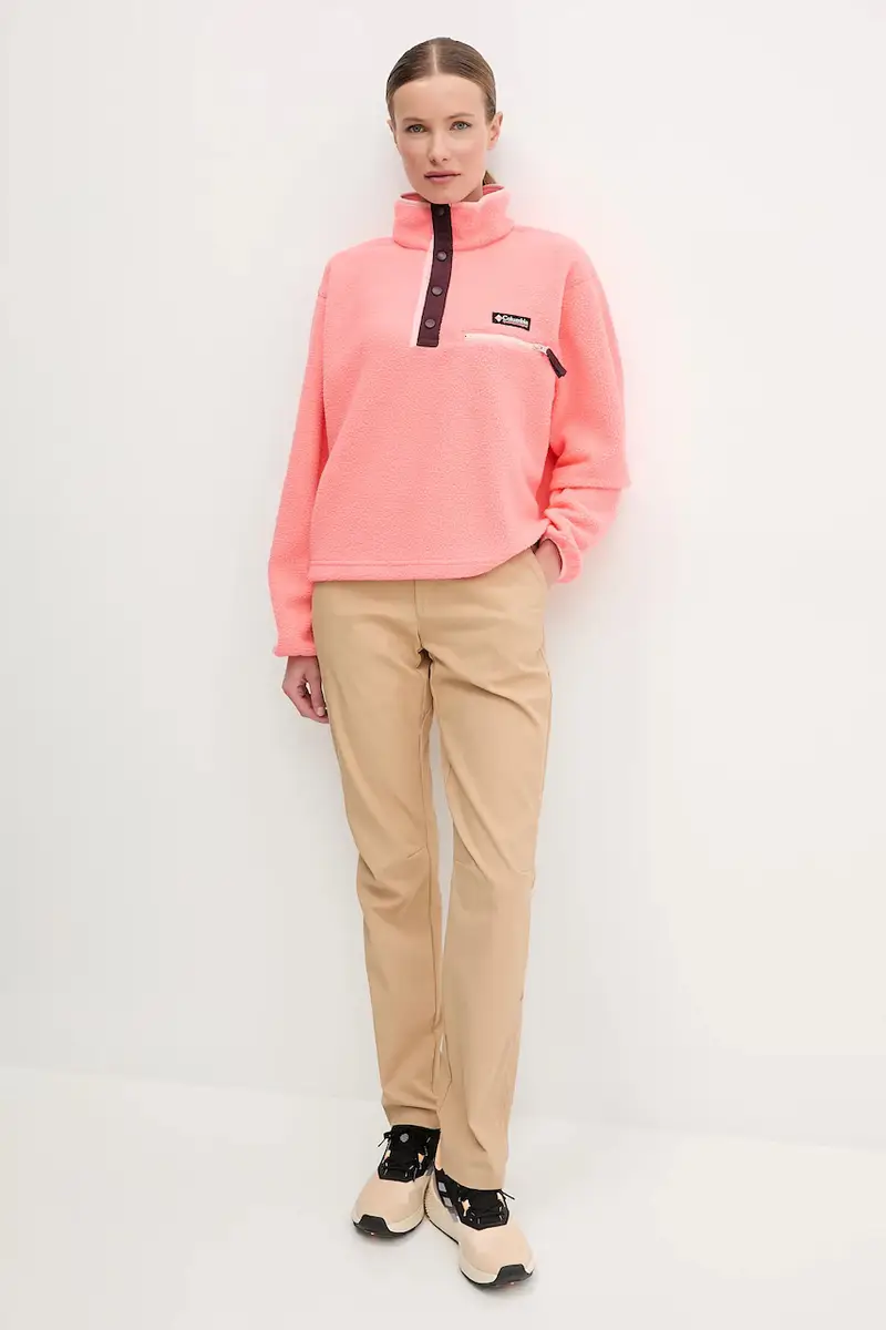 felpa da sport Helvetia colore grigio con applicazione 2092231 Rosa miniatura 2