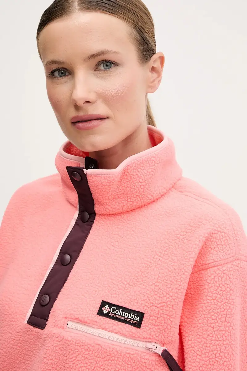 felpa da sport Helvetia colore grigio con applicazione 2092231 Rosa miniatura 4