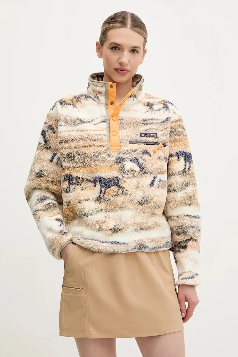 felpa da sport Helvetia colore nero 2098501 Beige