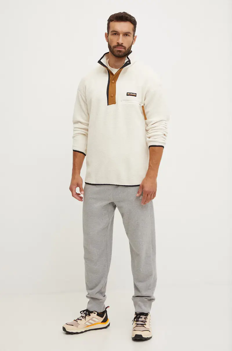 felpa da sport Helvetia II colore beige con applicazione 2090891 miniatura 2