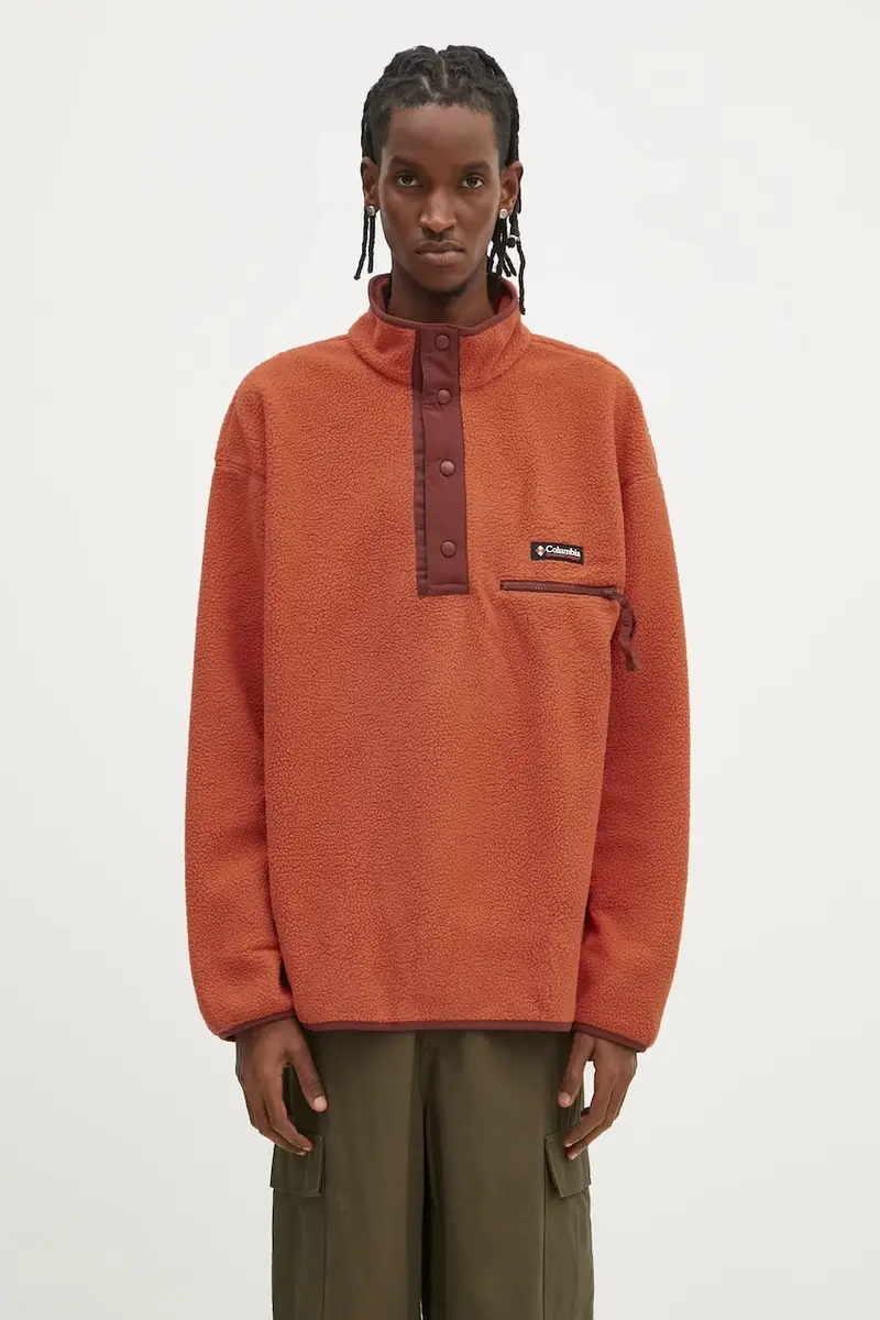 felpa da sport Helvetia II colore nero con applicazione 2090891 Arancione