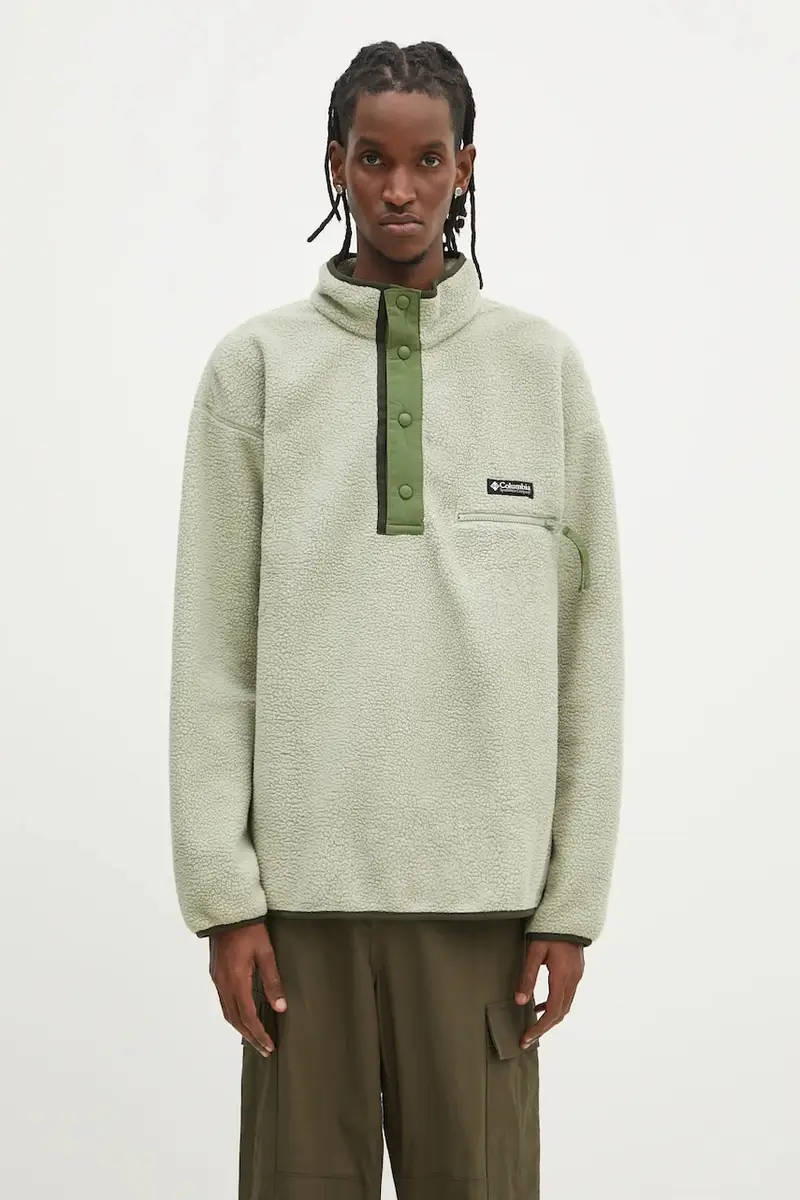 felpa da sport Helvetia II colore nero con applicazione 2090891 Verde