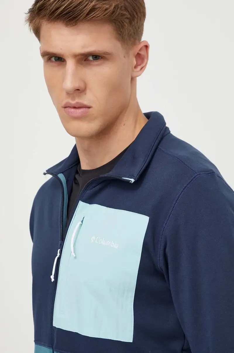 felpa da sport Hike colore blu navy 2057431 miniatura 4