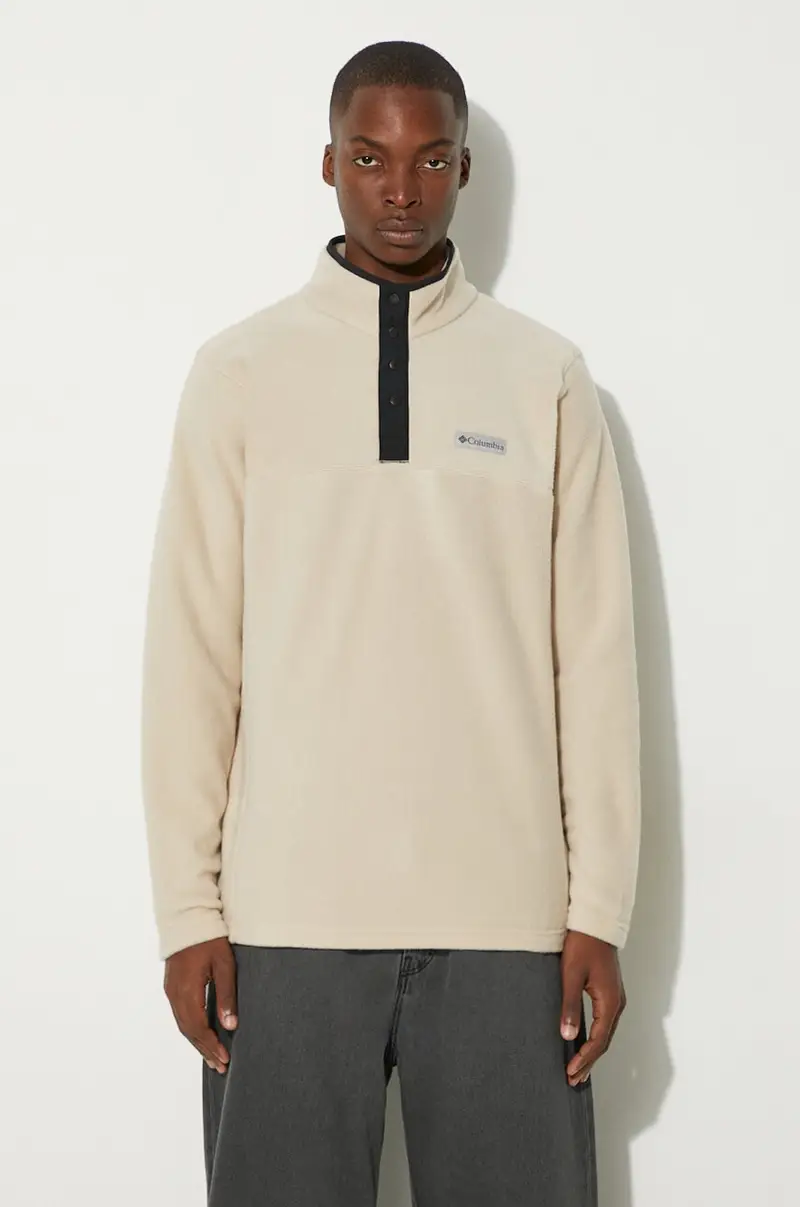 felpa da sport Steens Mountain Half Snap colore marrone 2097721 Beige