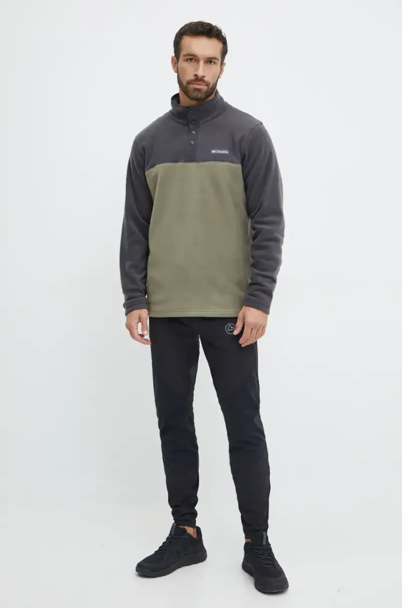 felpa da sport Steens Mountain Half Snap colore verde 2097721 miniatura 2