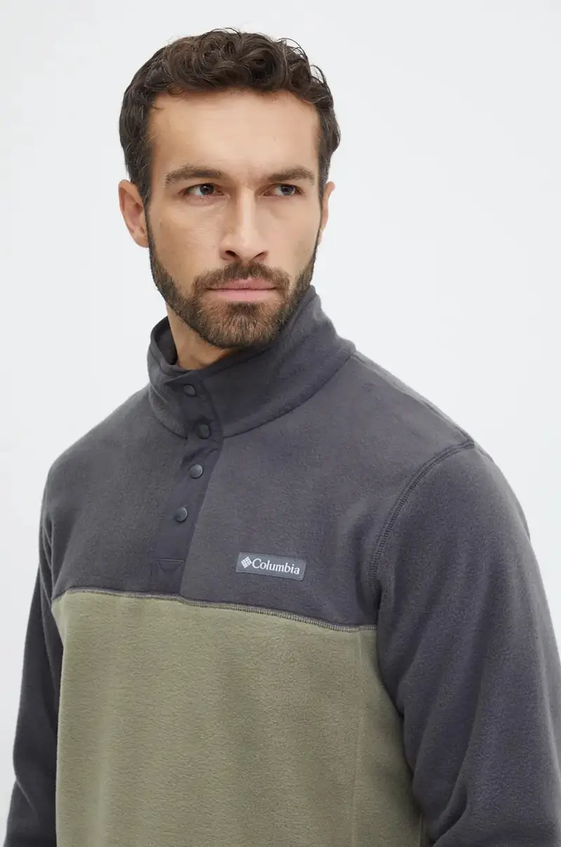 felpa da sport Steens Mountain Half Snap colore verde 2097721 miniatura 4