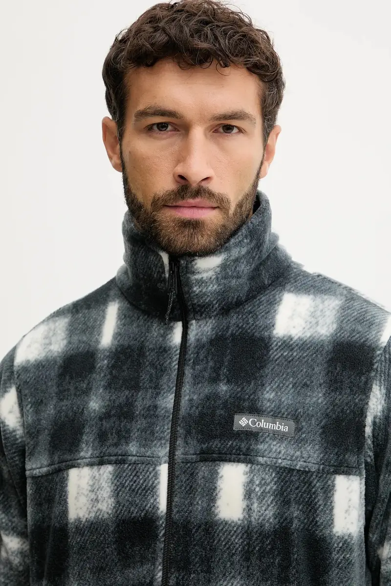 felpa da sport Steens Mtn Print colore verde Grigio miniatura 4