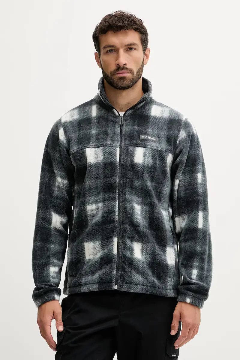 felpa da sport Steens Mtn Print colore verde Grigio