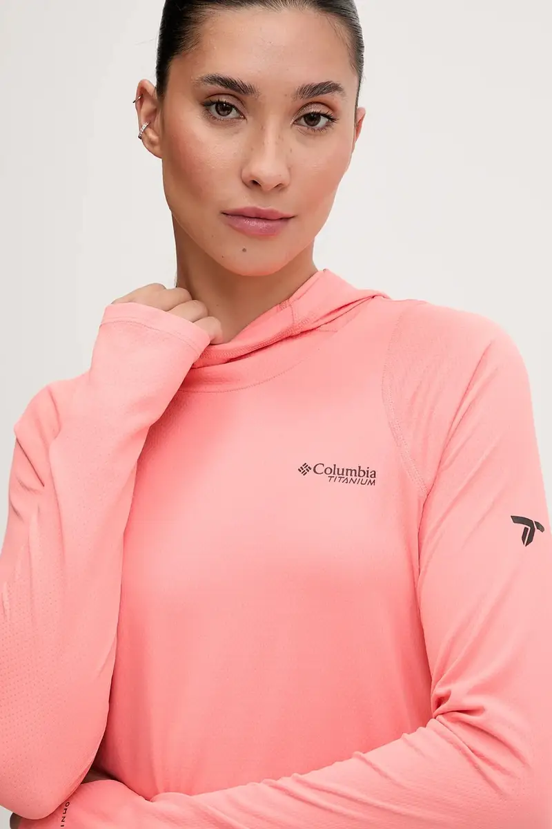 felpa da sport Summit Valley colore rosa con cappuccio 2072531 miniatura 3