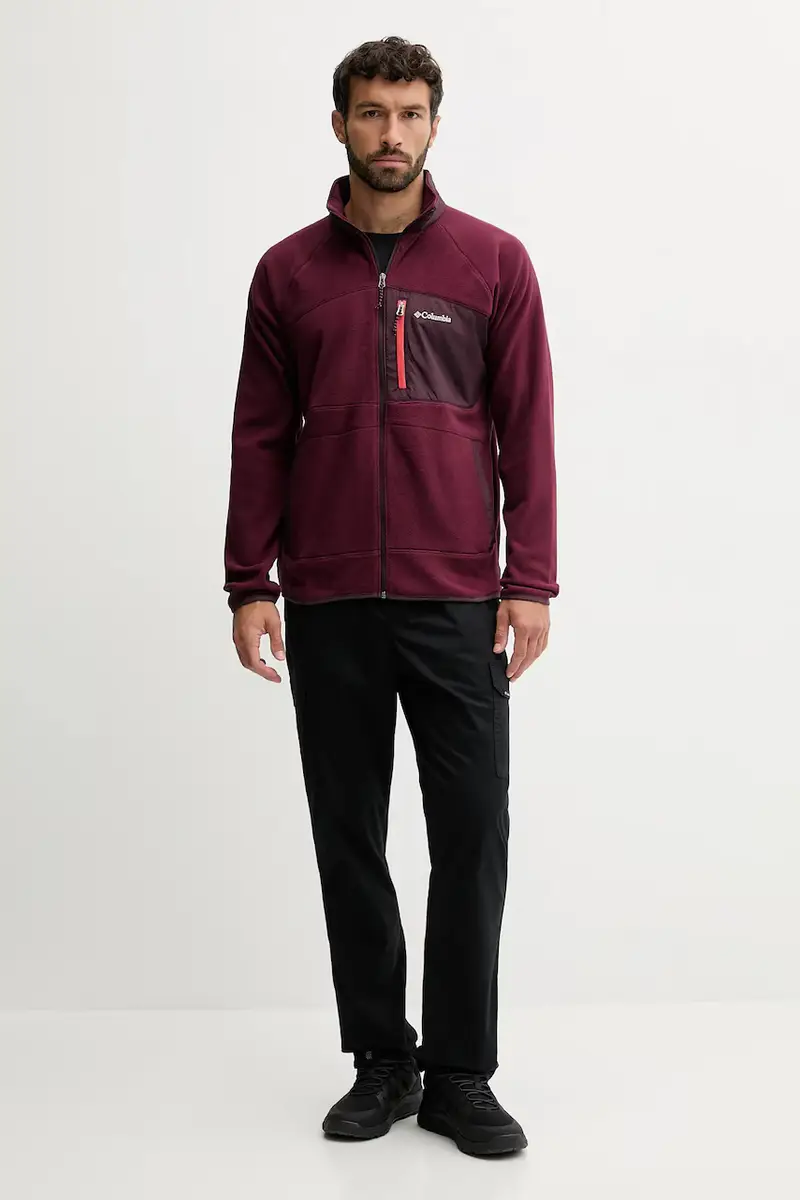 felpa Fast Trek uomo colore granata 2135691 miniatura 2