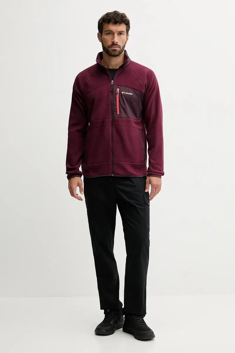 felpa Fast Trek uomo colore granata 2135691 miniatura 2