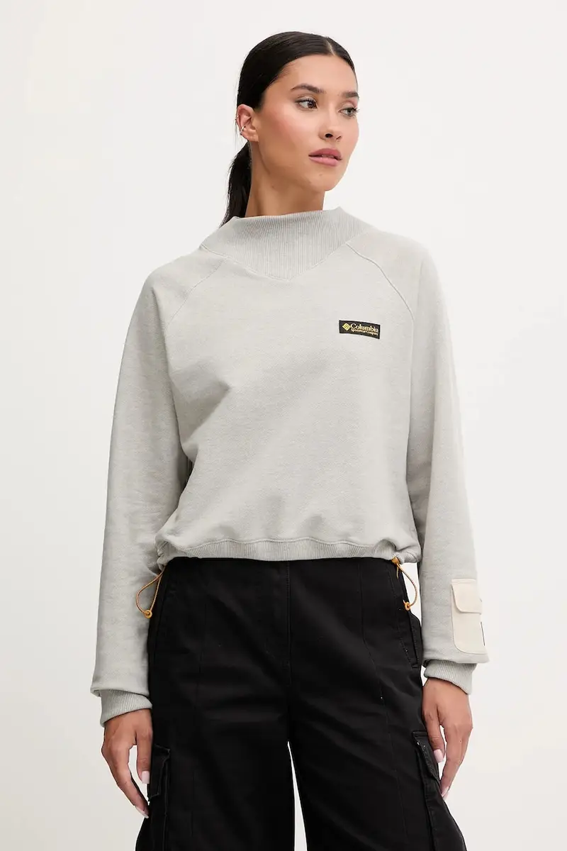 felpa in cotone High Cascades donna colore grigio 2136421