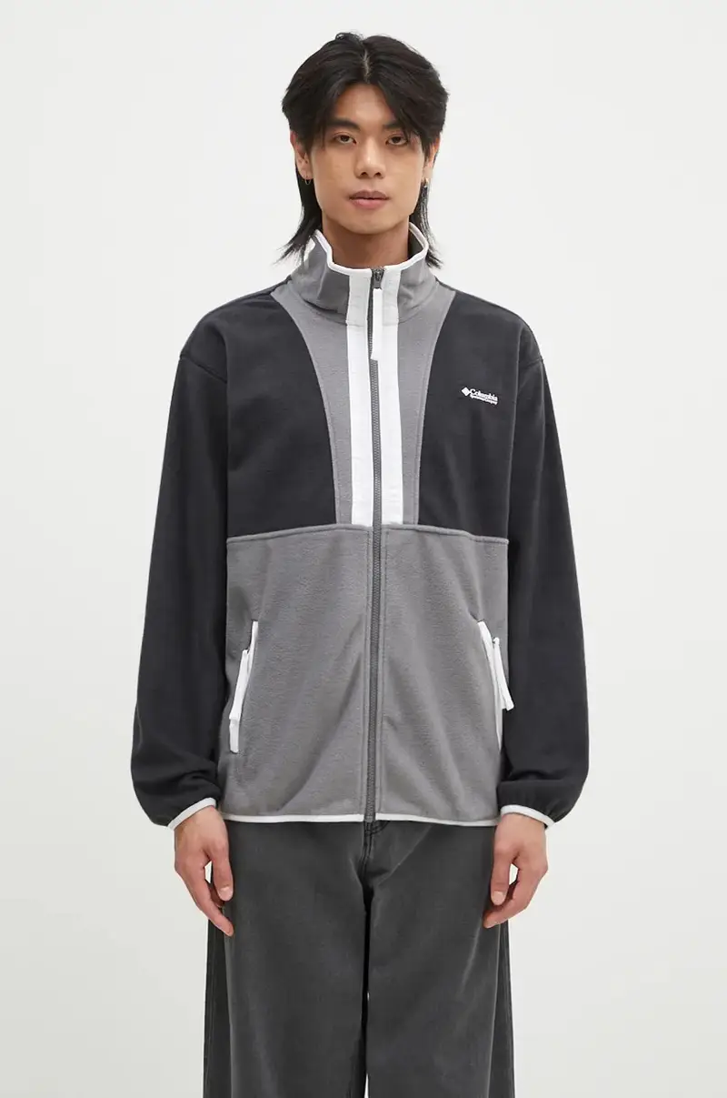 felpa in pile Backbowl II Full Zip Fleece colore grigio 2090851